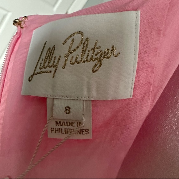 NWT Lilly Pulitzer Calina Linen Midi Dress. Size 8. - Picture 5 of 8